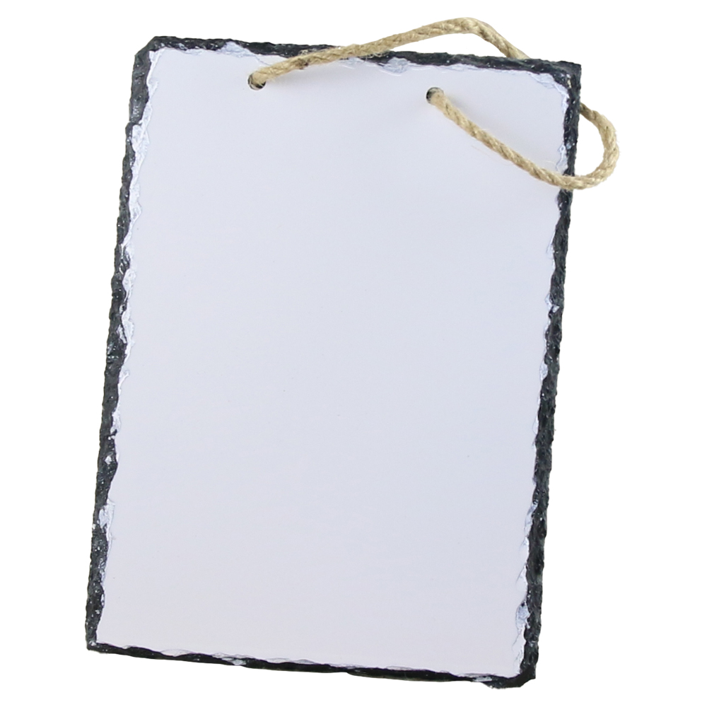 Placa ardezie Subli 13×19 CM, cu agatatoare + cutie individuala